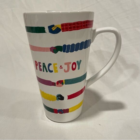 Peace & Joy travel mug with handle by St. Nicholas Square - Picture 5 of 9